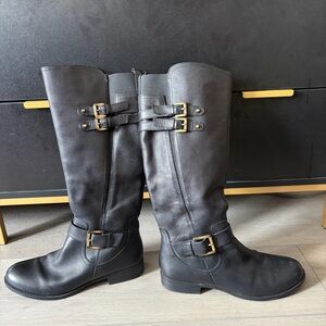 Naturalizer Black Leather Boots